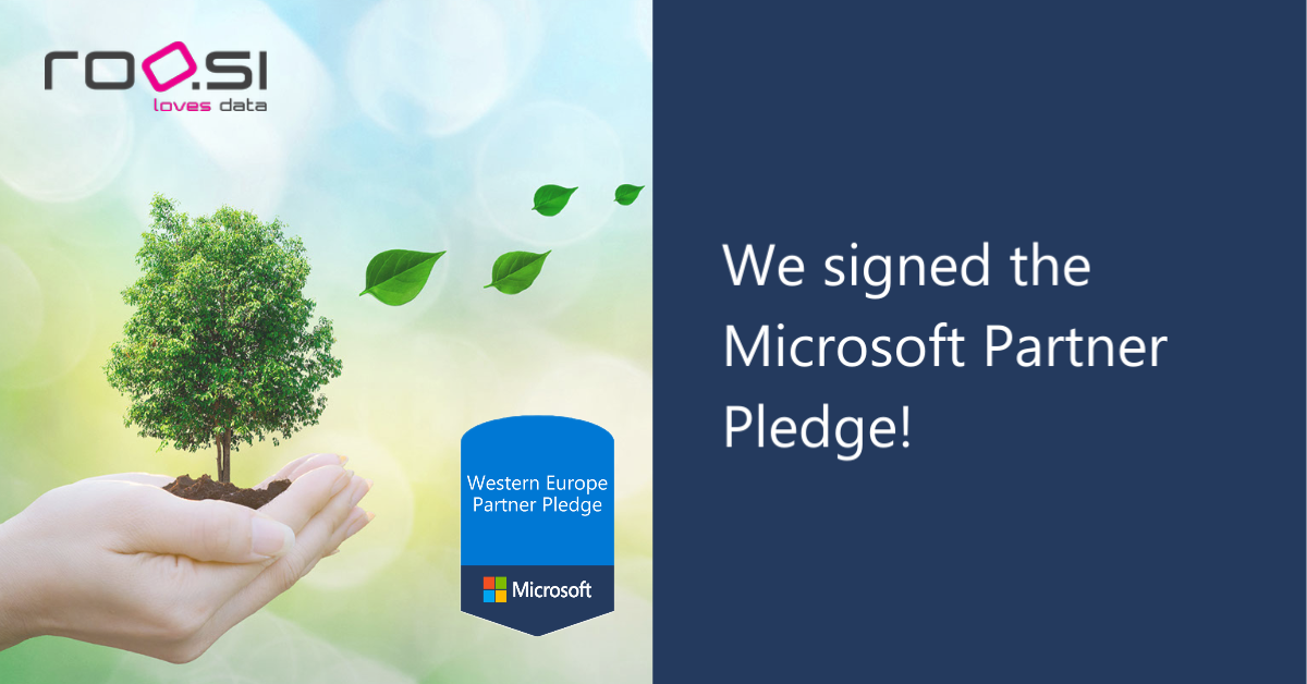 roosi unterzeichnet den Microsoft Partner Pledge