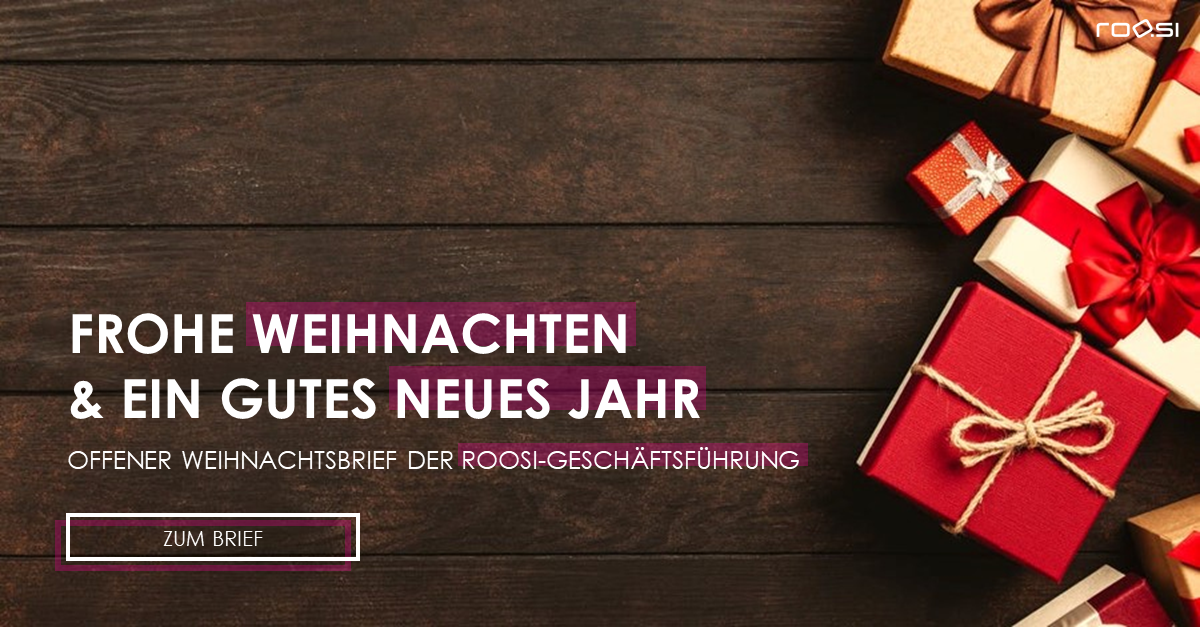 Frohe Weihnachten & ein gutes Neues Jahr!