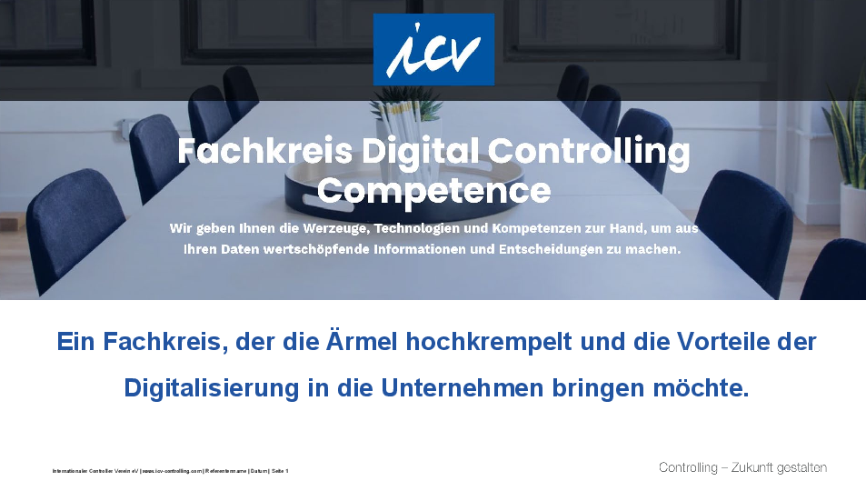 roosi ist Mitglied im Internationaler Controller Verein e.V.