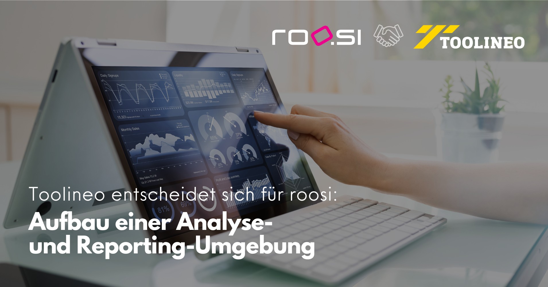 Toolineo wählt roosi als strategischen Partner für die Datenanalyse!