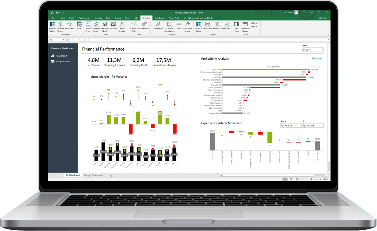 Business Intelligence mit Microsoft Excel durch XLCubed