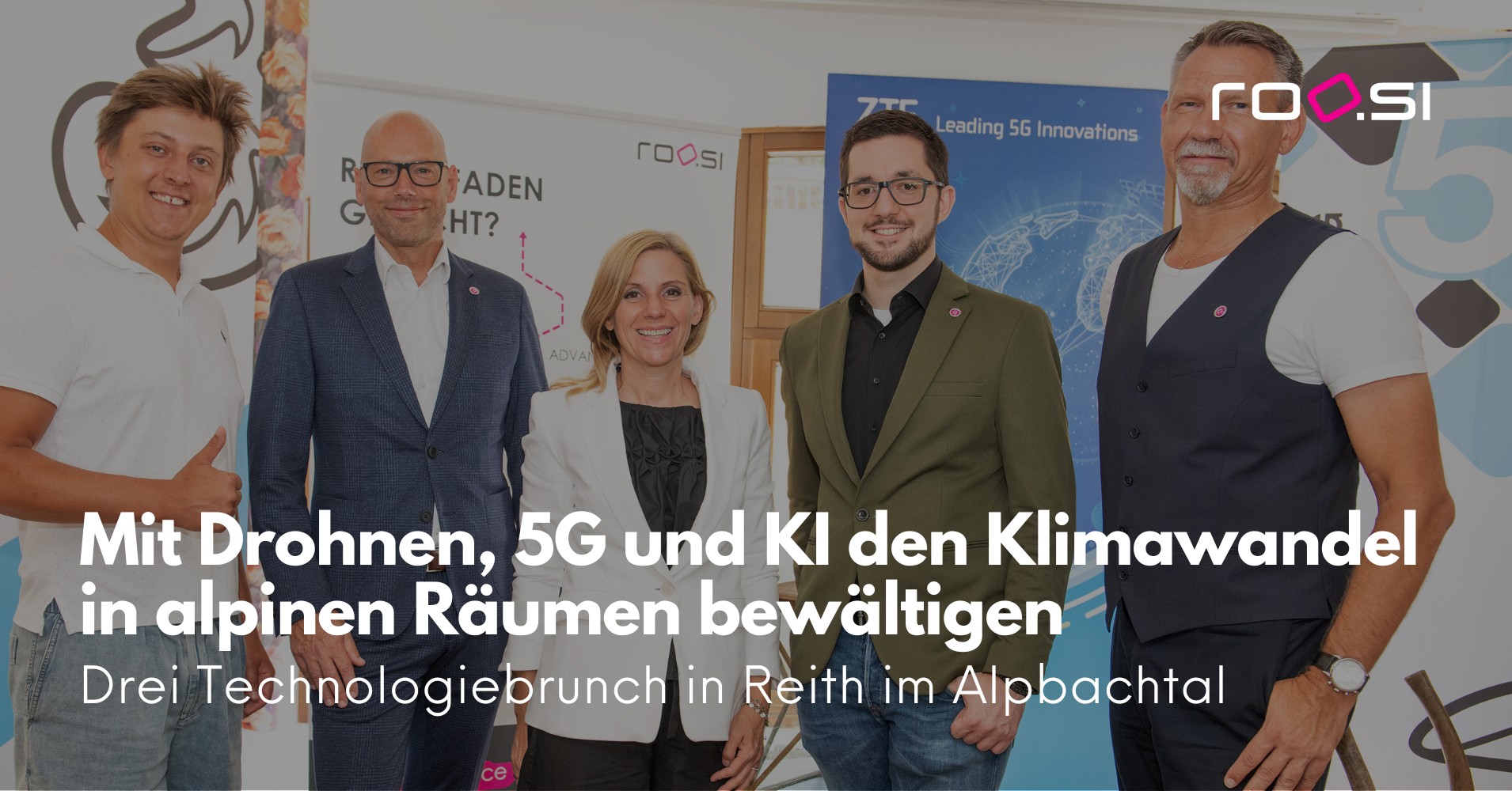 Mit Drohnen, 5G und KI den Klimawandel in alpinen Räumen bewältigen